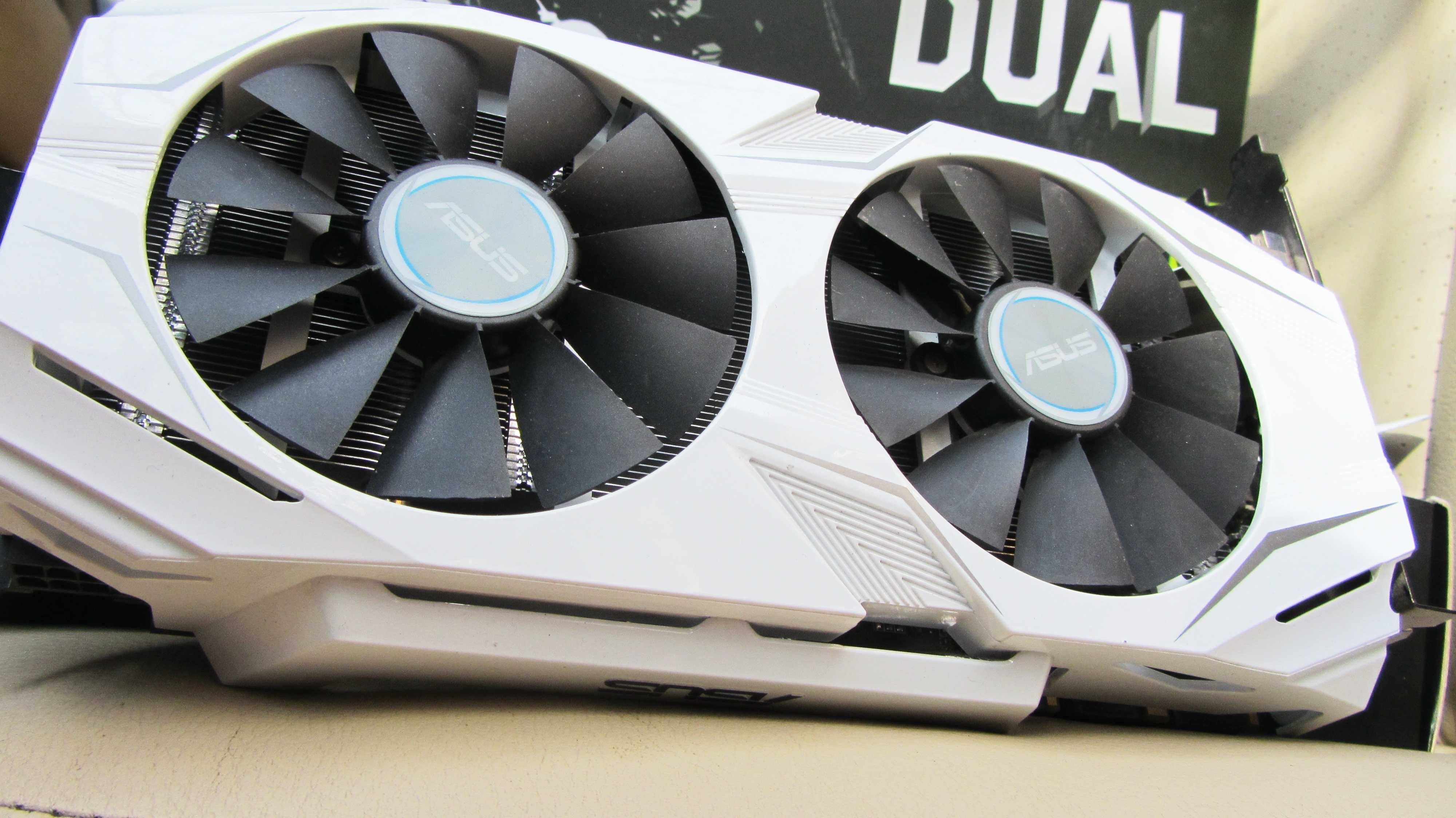відеокарта Geforce GTX 1070 Asus Dual Arctic White 8Gb