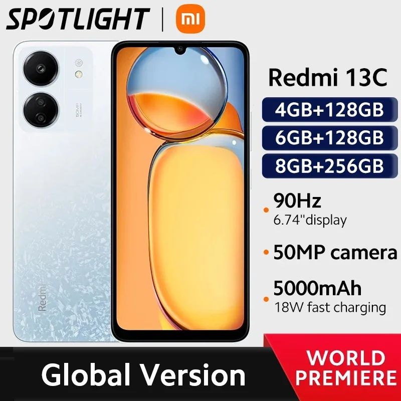 Redmi 13C 8/256 White Global Version New