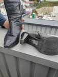 Botas cano alto pele 37