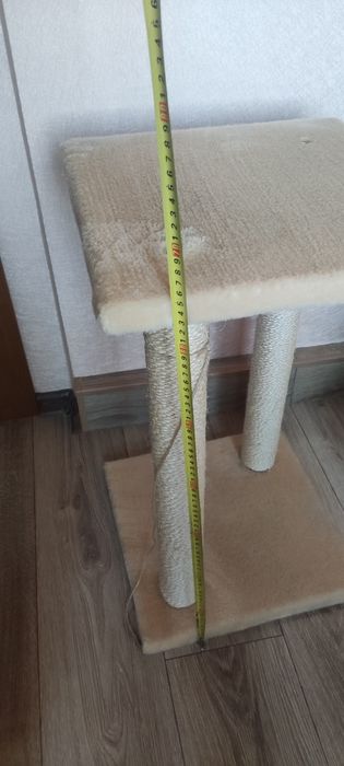 Когтеточка(Дряпка) для кішок мур-мяу для котів у сизалевій мотузці