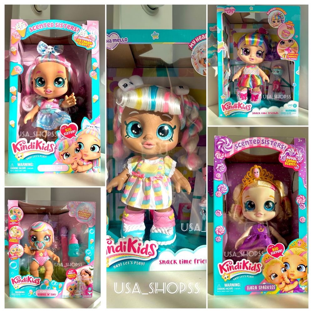 Кінді кідс kindi kids Marsha Mello Pearlina Scented Rainbow Kate bubbl