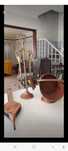 Conjunto de acess9rios de lareira em cobre
