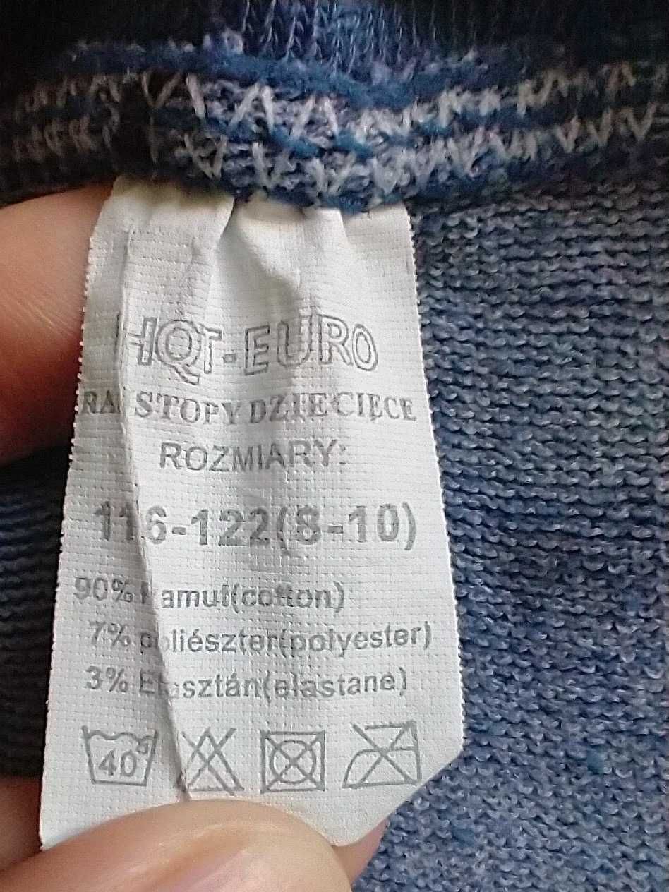 niebieskie rajstopy dziecięce marki HQT-euro, rozmiar 98-104cm