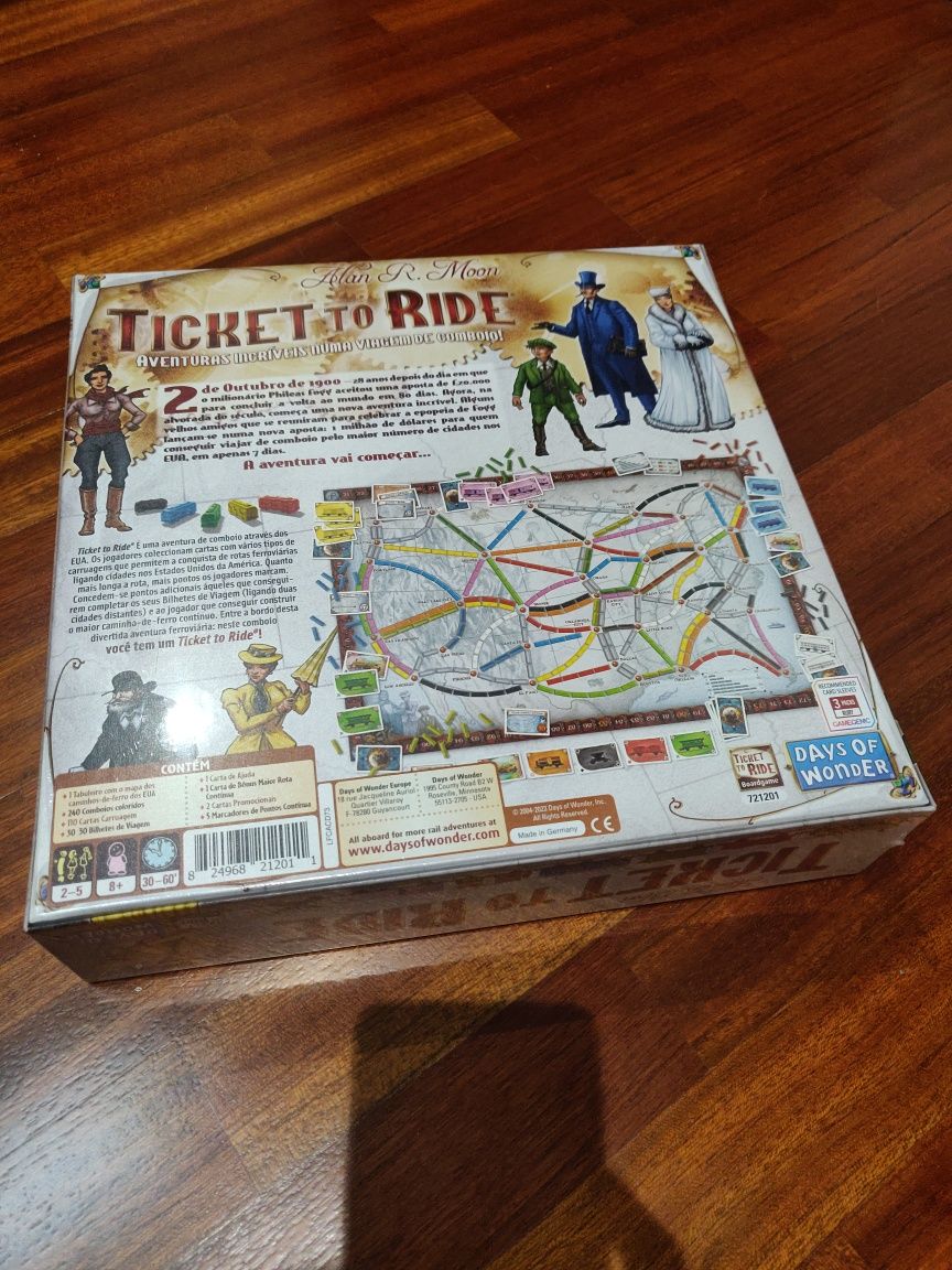 Ticket to Ride USA - Jogo de tabuleiro (selado)