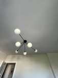 Żyrandol nowoczesny lampa wisząca kula czarny loft