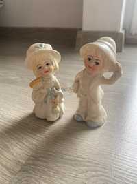 Dwie figurki chlopiec i dziewczynka