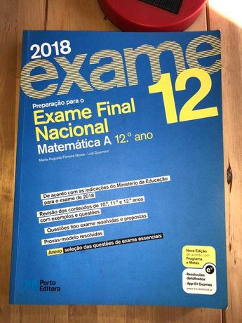 Livro preparação para exame Matemática A 2018