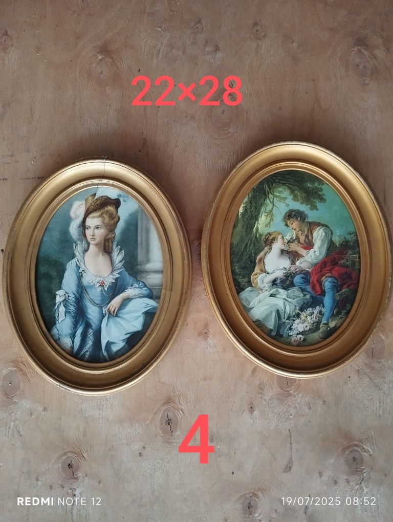 Quadros variados de vários tamanhos