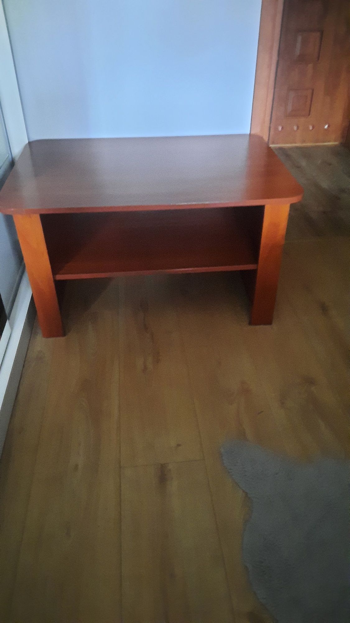 Ława stolik z półką kolor calvados