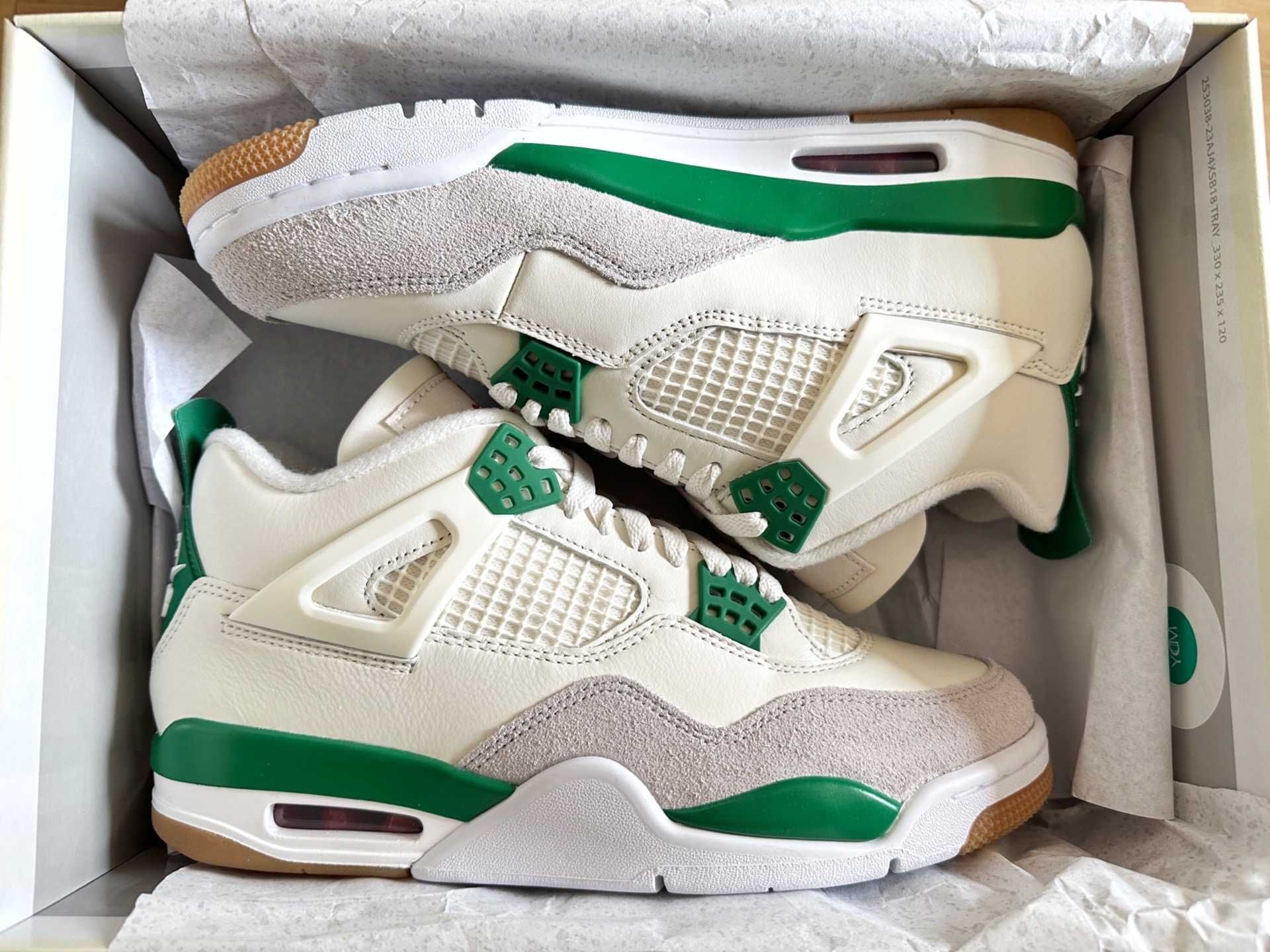 Nowe*Nike_Męskie_Jordan4_Biały*UnuseTrampki.40