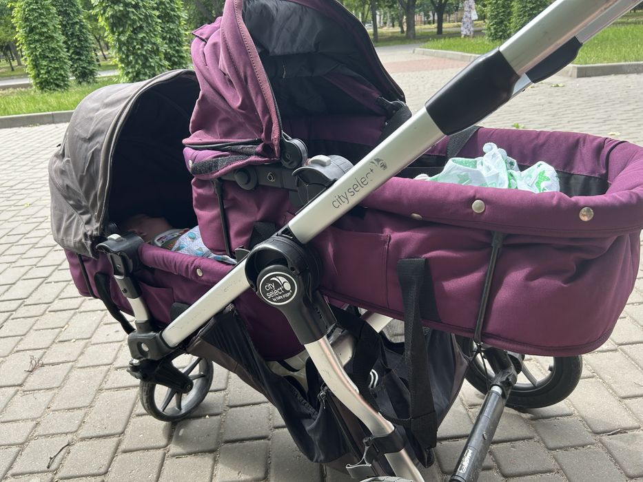 Коляска для двійні 2 в 1