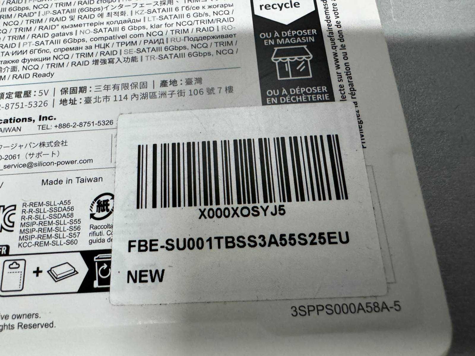 Накопичувач Silicon Power Ace A55 1 tb Новий !