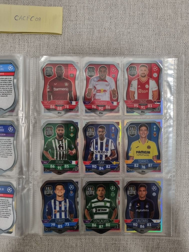 Colecção Match attax 22 23 normal Completa