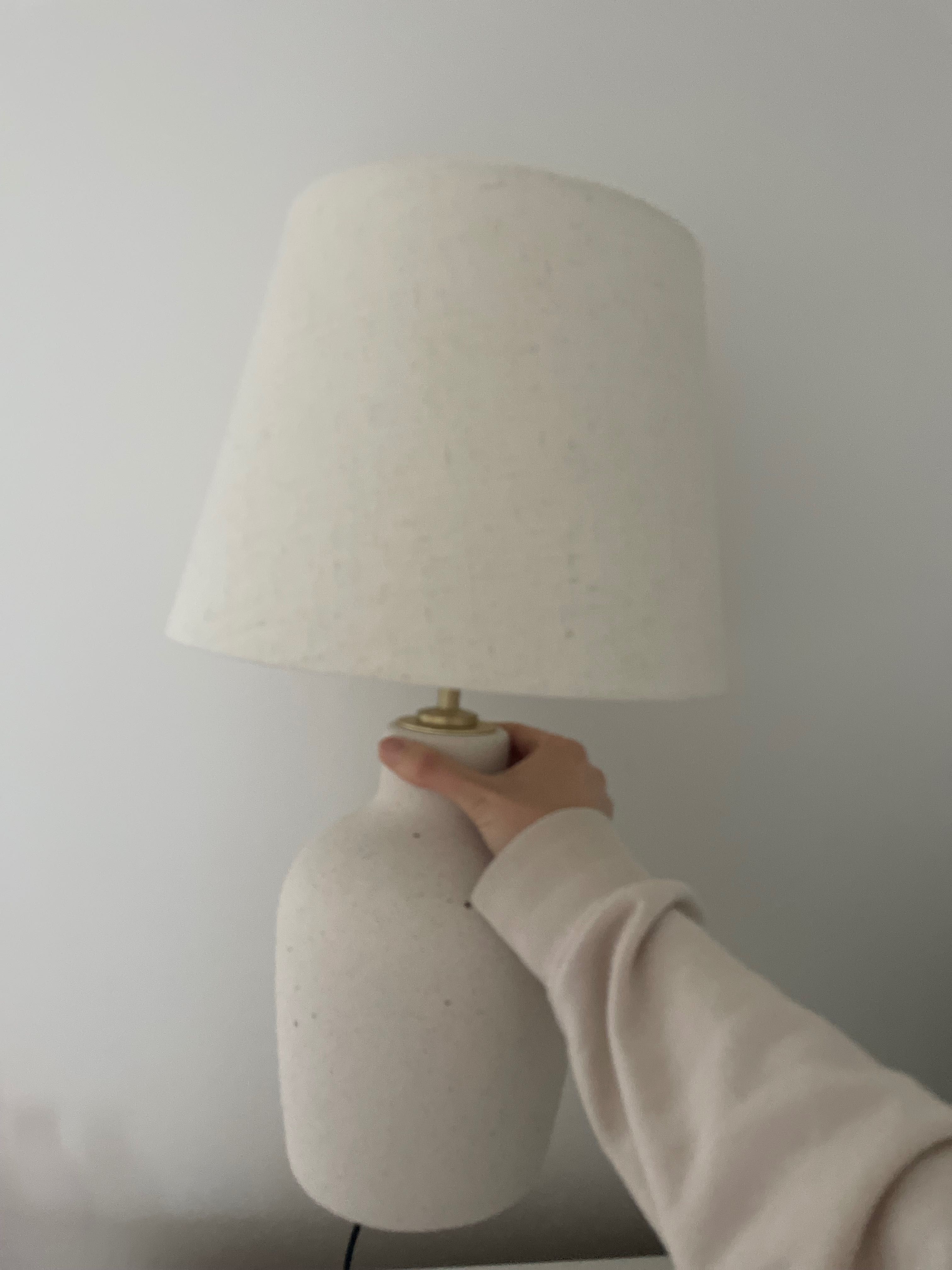 Lampa Ikea beżowa