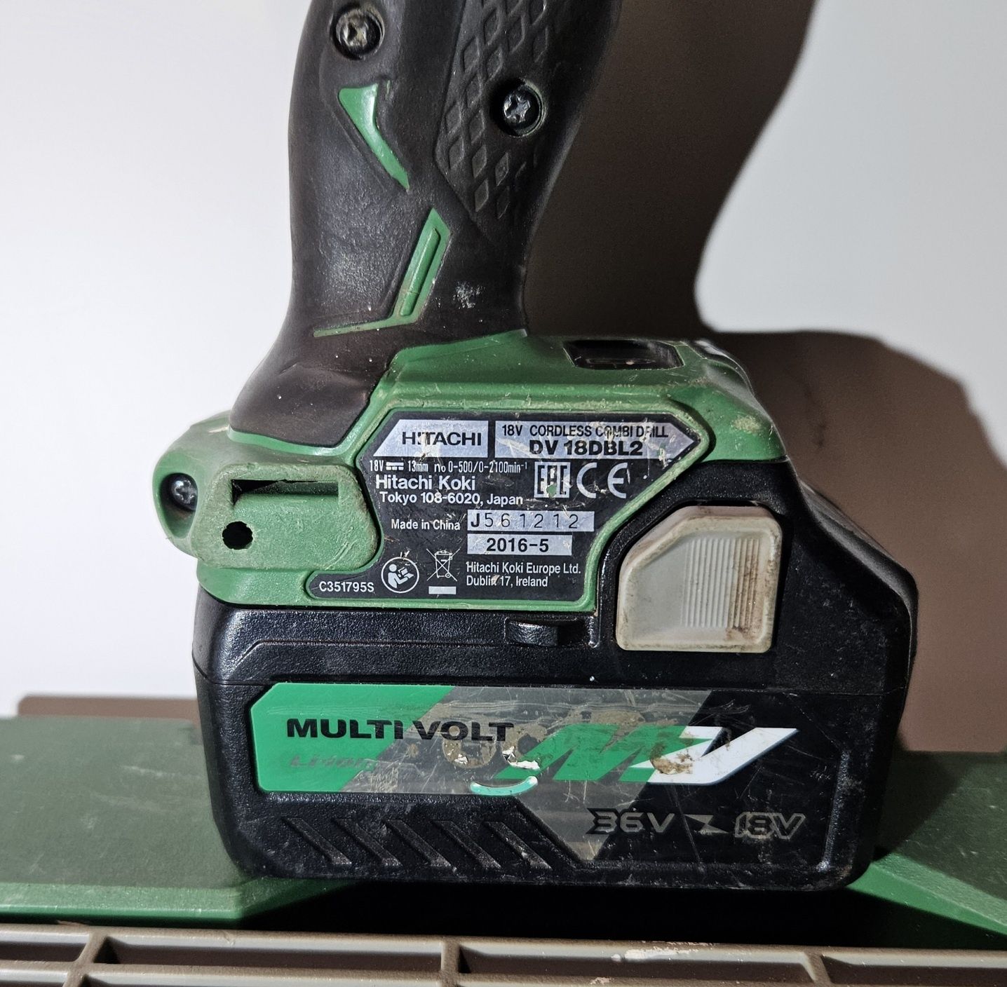 Hitachi DV18DBL2 wiertarko wkrętarka udarowa