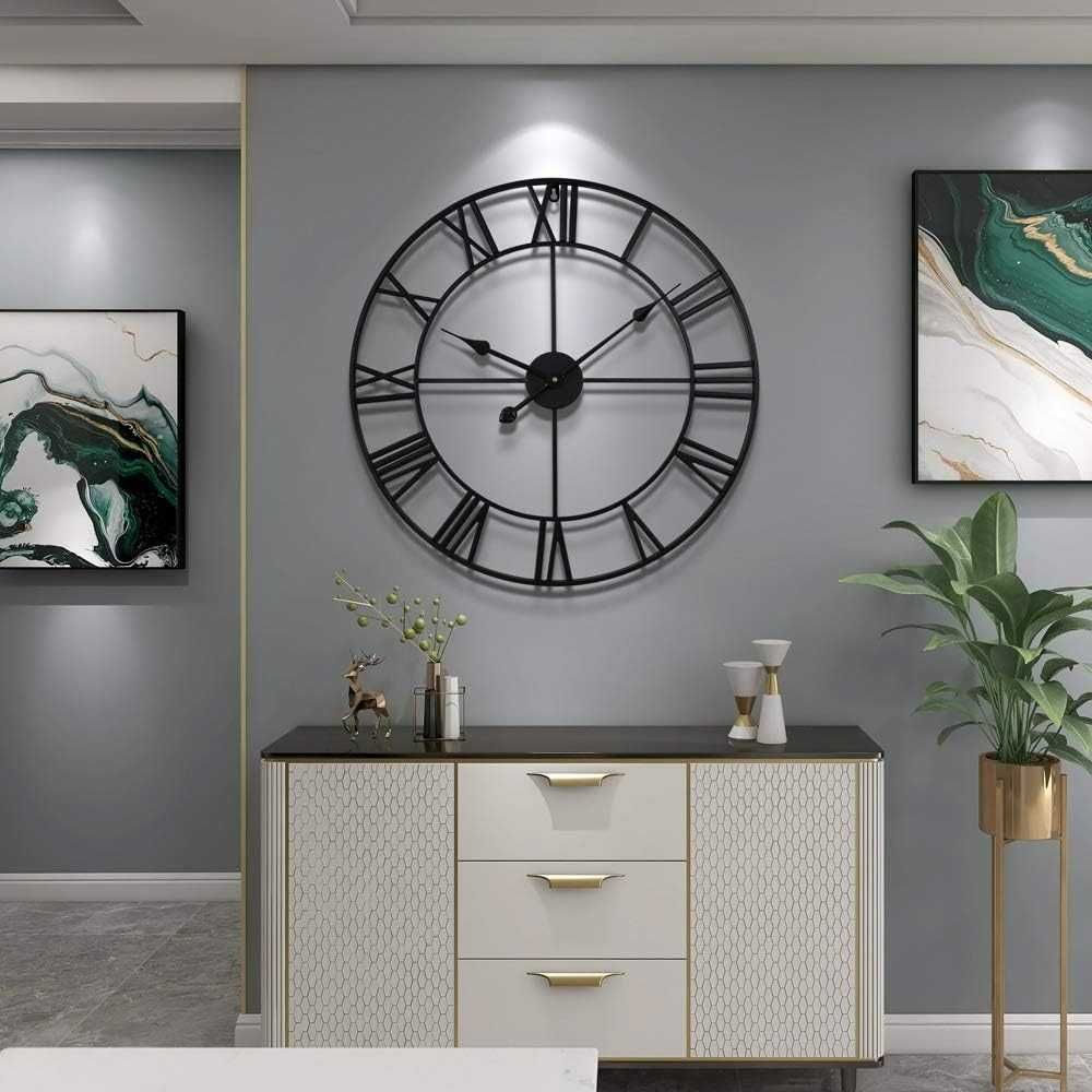 Nowy zegar ścienny / drewniany / loft / okrągły / 40cm !3640!