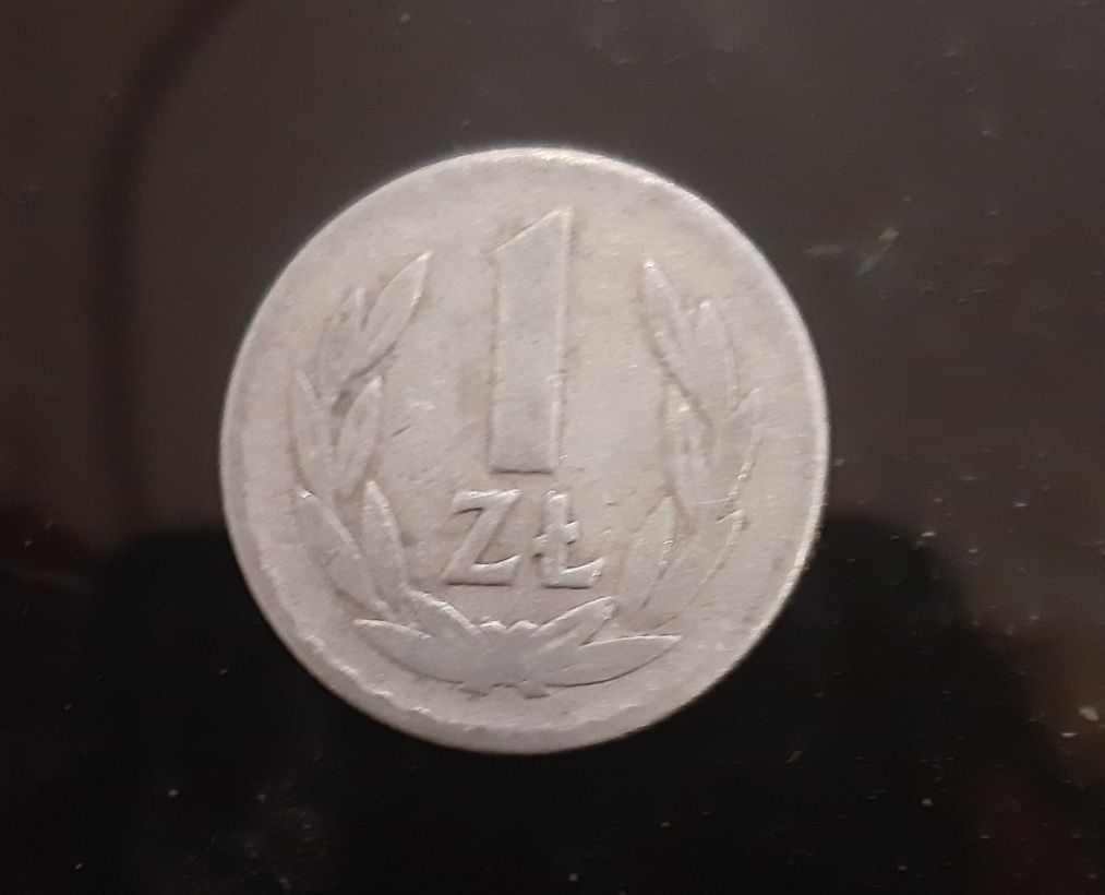 Złotówka jeden 1 zloty unikat bez znaku 1949 r