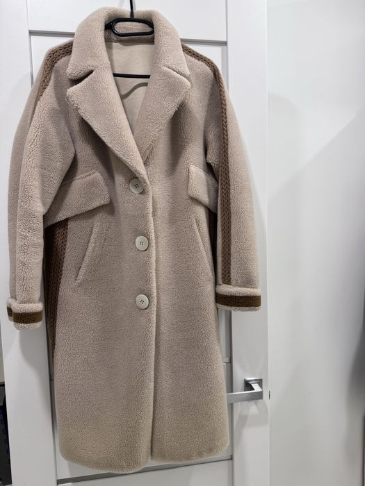 Пальто Шерсть S/M. Пальто Мутон. Дублёнка Натуральная. Пальто з овчини