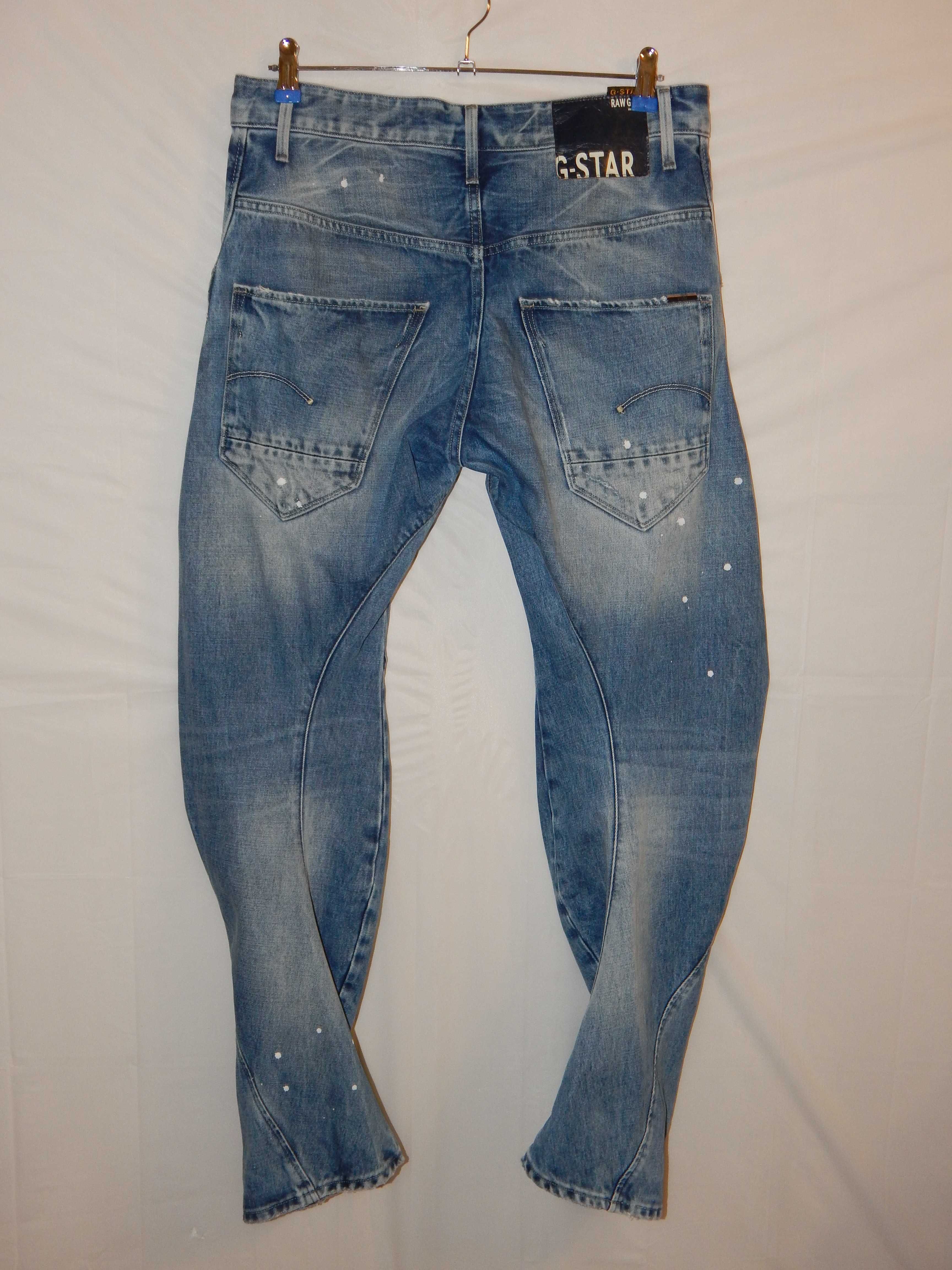 Джинсы Arc 3D Loose Tapered Leg Jean in Medium Aged Destroy G Star Raw