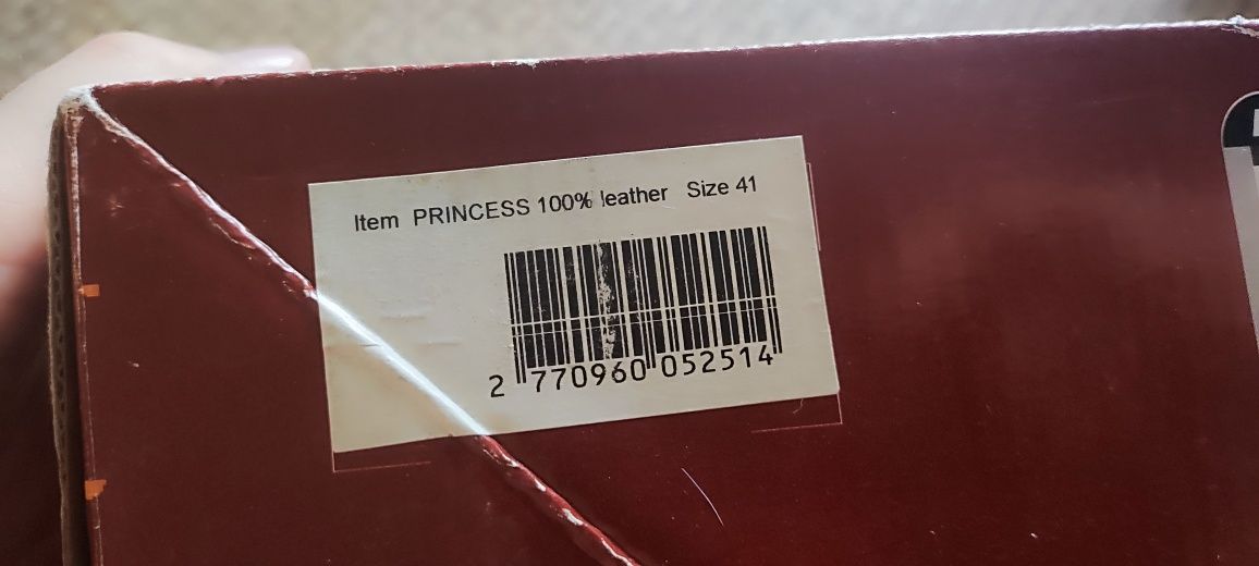 Фігурні коньки princess leather 41 розмір