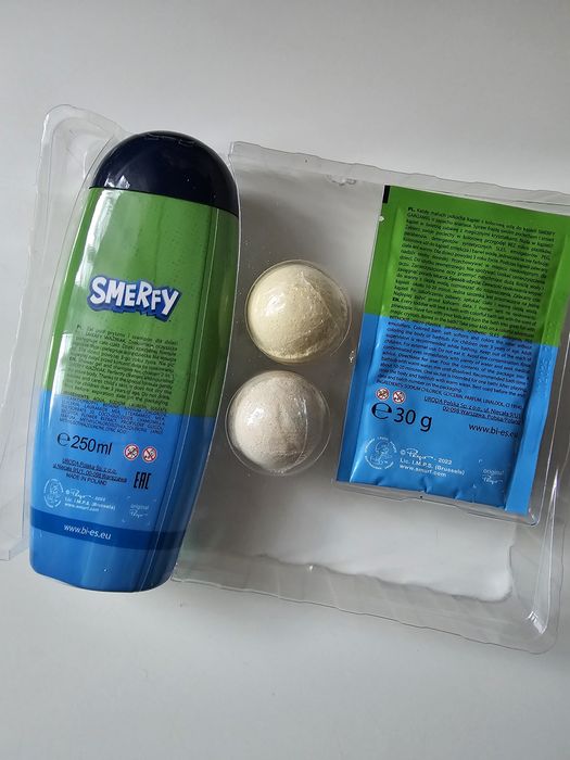 Zestaw kosmetyków do kąpieli SMERFY