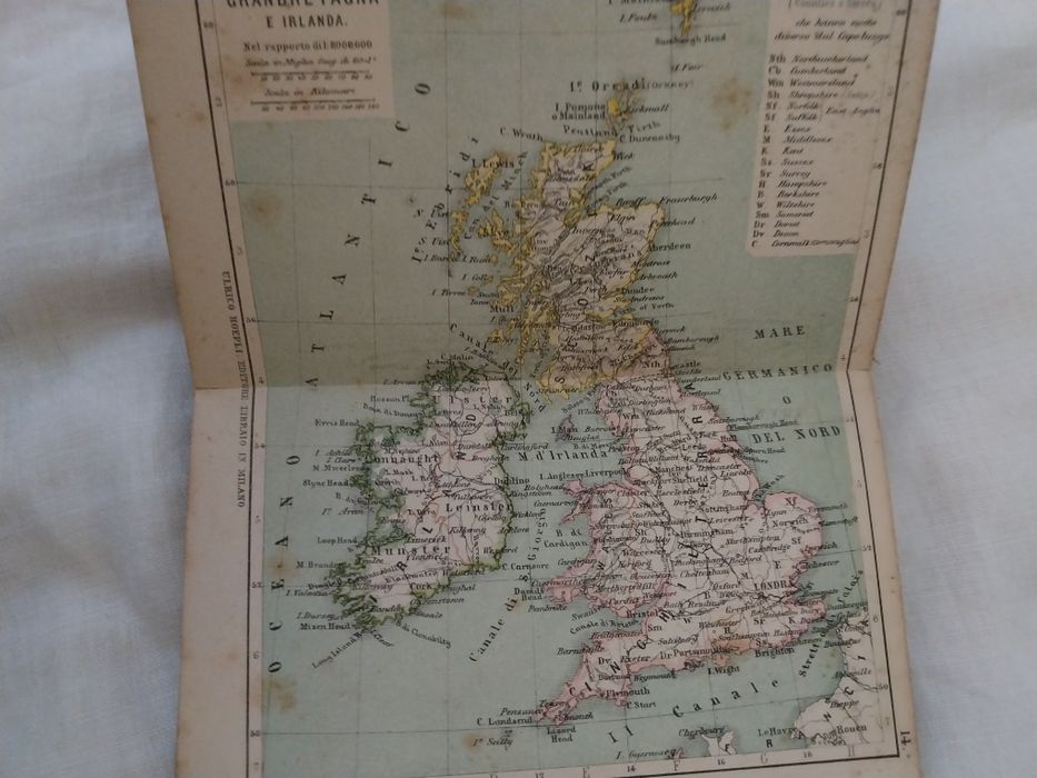 Atlante Geografico Universale – 1910 – 11ª edição – Ulrico Hoepli (com