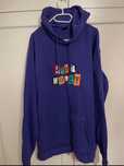 Bluza fioletowa męska send money XL