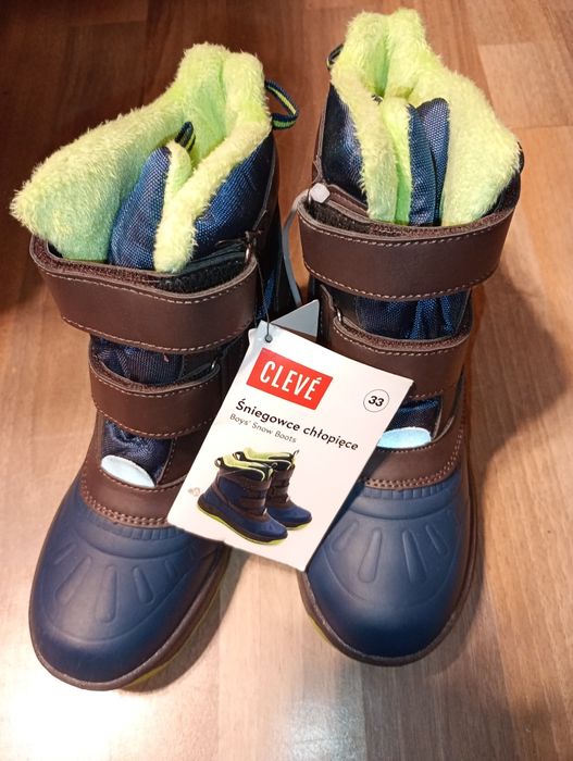 Nowe śniegowce dla chłopca rozmiar 33