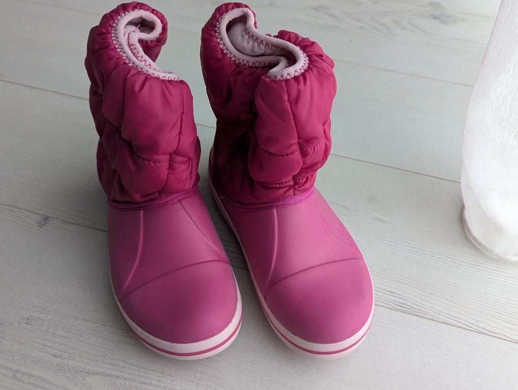 Дитячі чоботи Crocs Winter Puff Boot J2