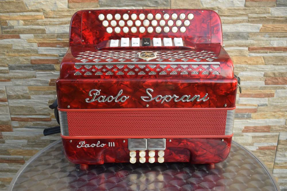 Concertina Paolo Soprani 3 Voz Sol Do Fa