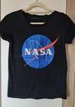 Czarny T-shirt NASA