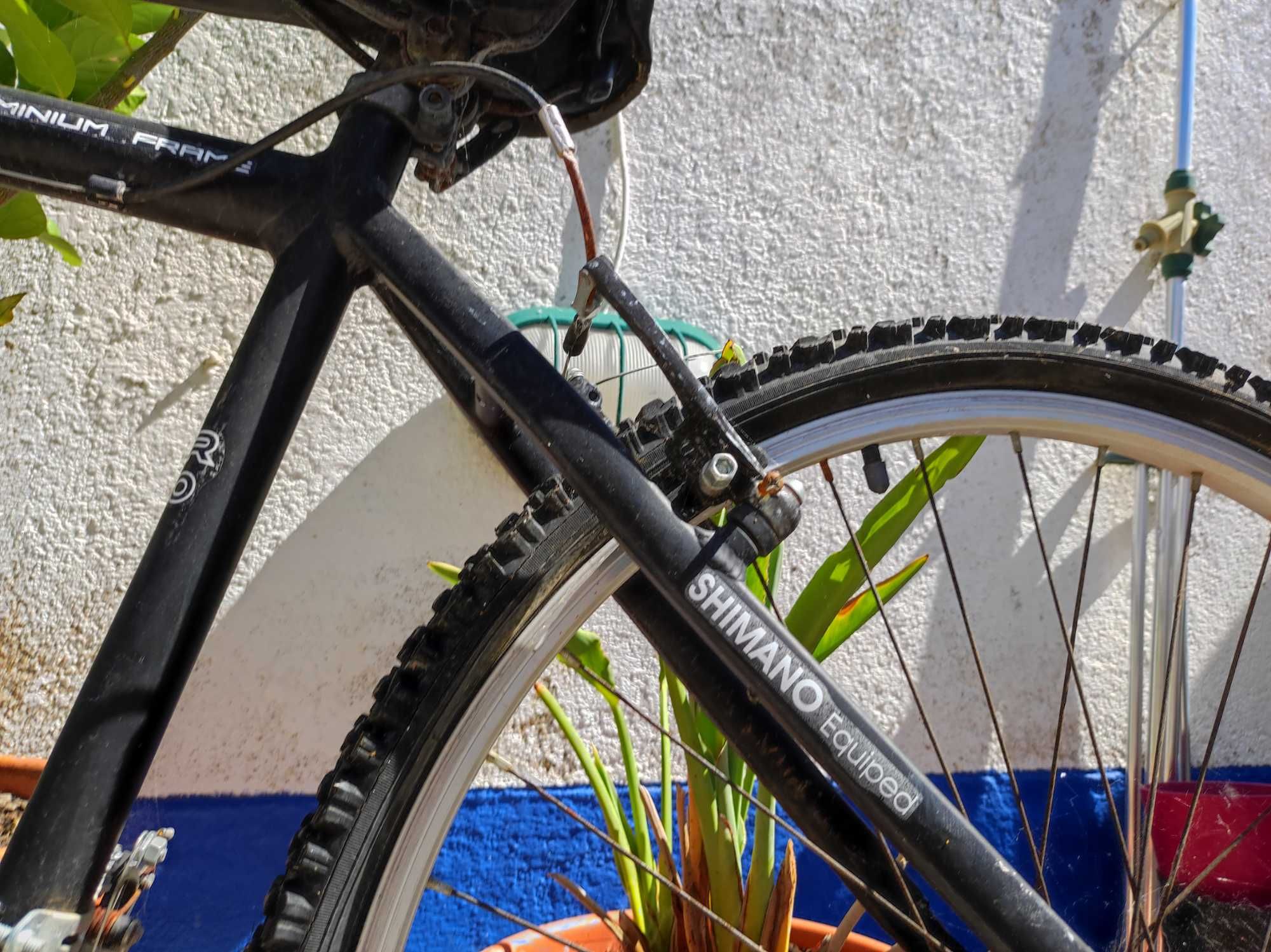 Bicicleta de cidade ou BTT