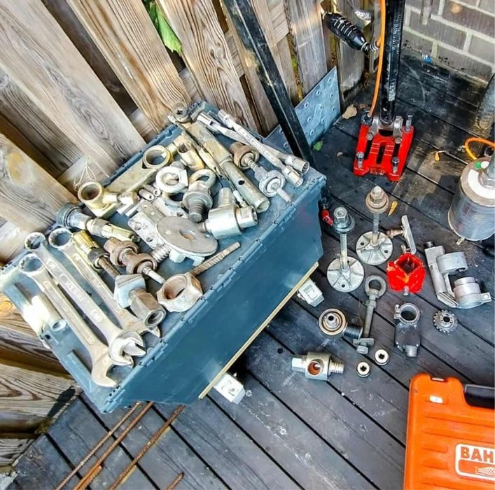 Weka DK18. Wiertnica diametowa ze statywem