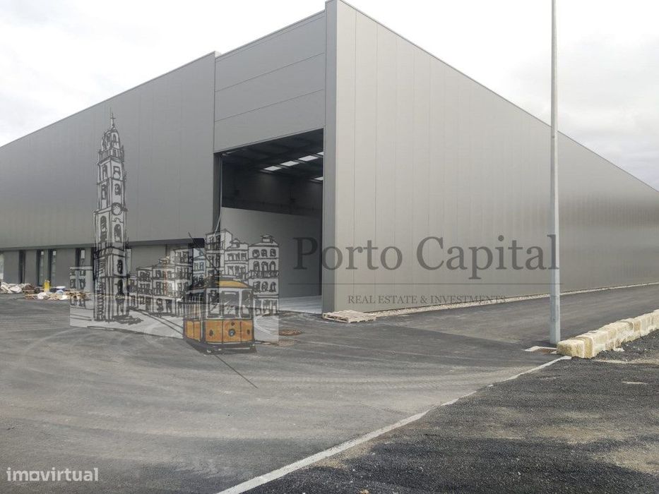 Excelente Armazém Novo Para Arrendar Em Milheirós, Maia