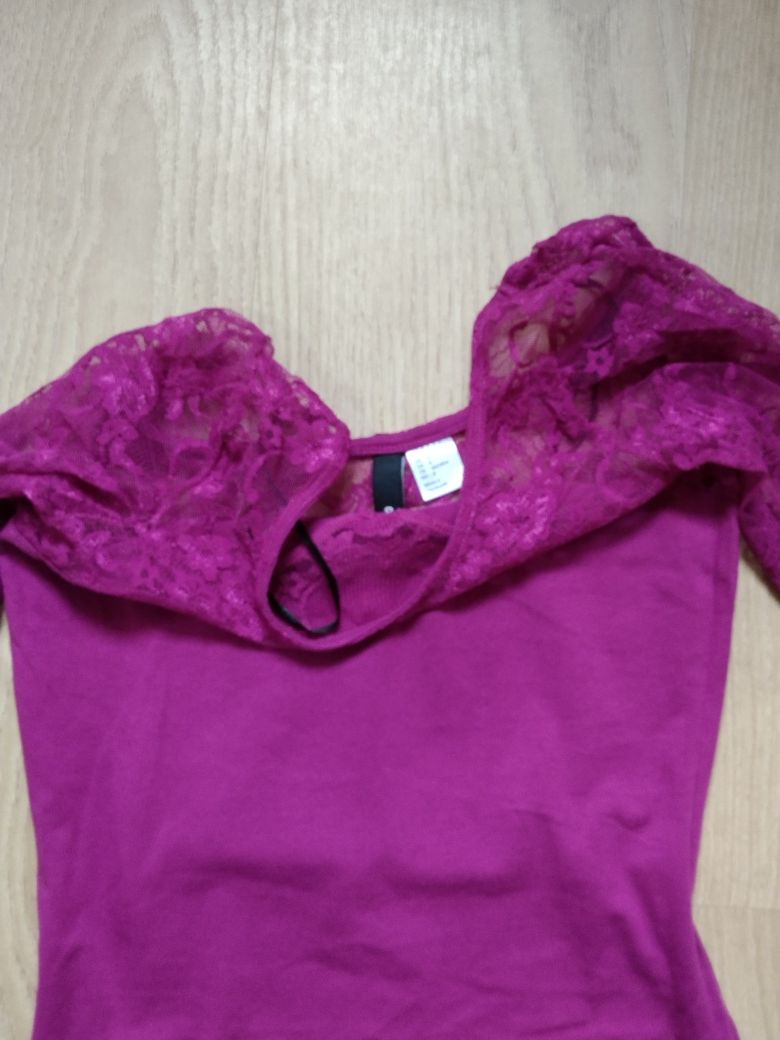 Sukienka fuksja  h&m xs