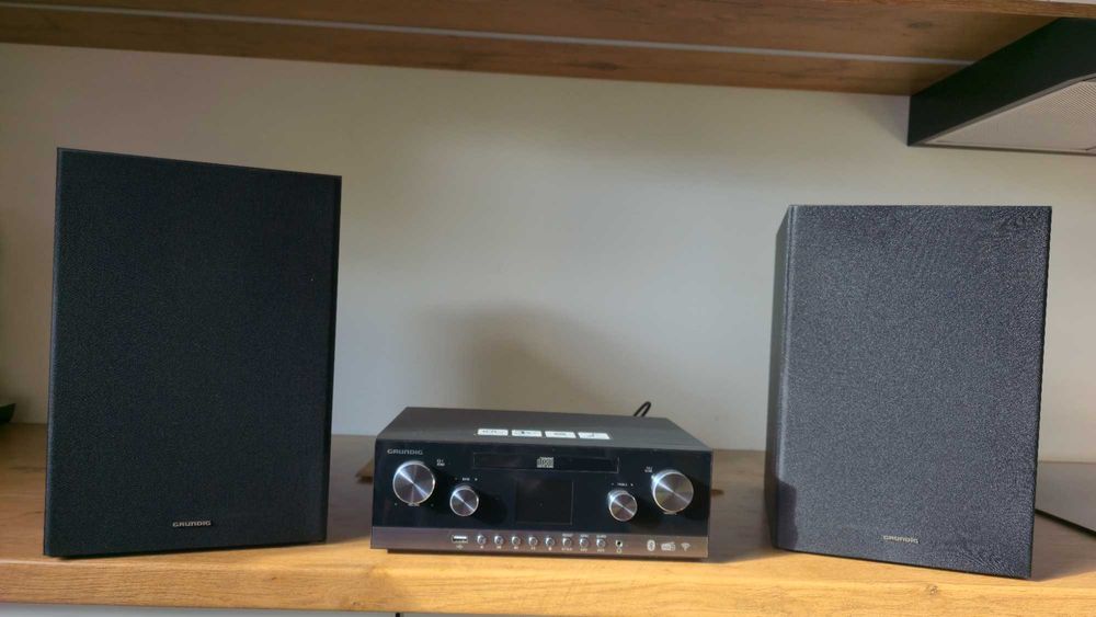 Wieża Stereo Grundig CMS 5000 BT FM DAB+ WIFI SPOTIFY Pilot Kolumny