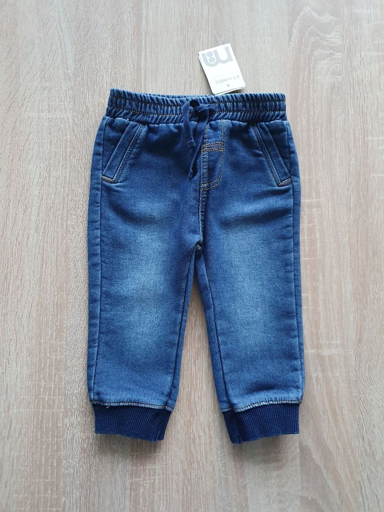 Mothercare Nowe super spodnie jeansy joggersy chłopięce 74 cm!