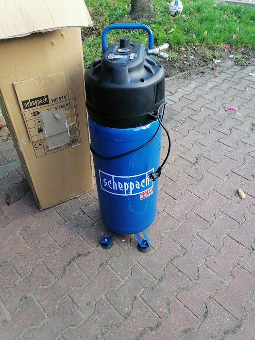 Kompresor 50l scheppach NOWY  10bar promocja