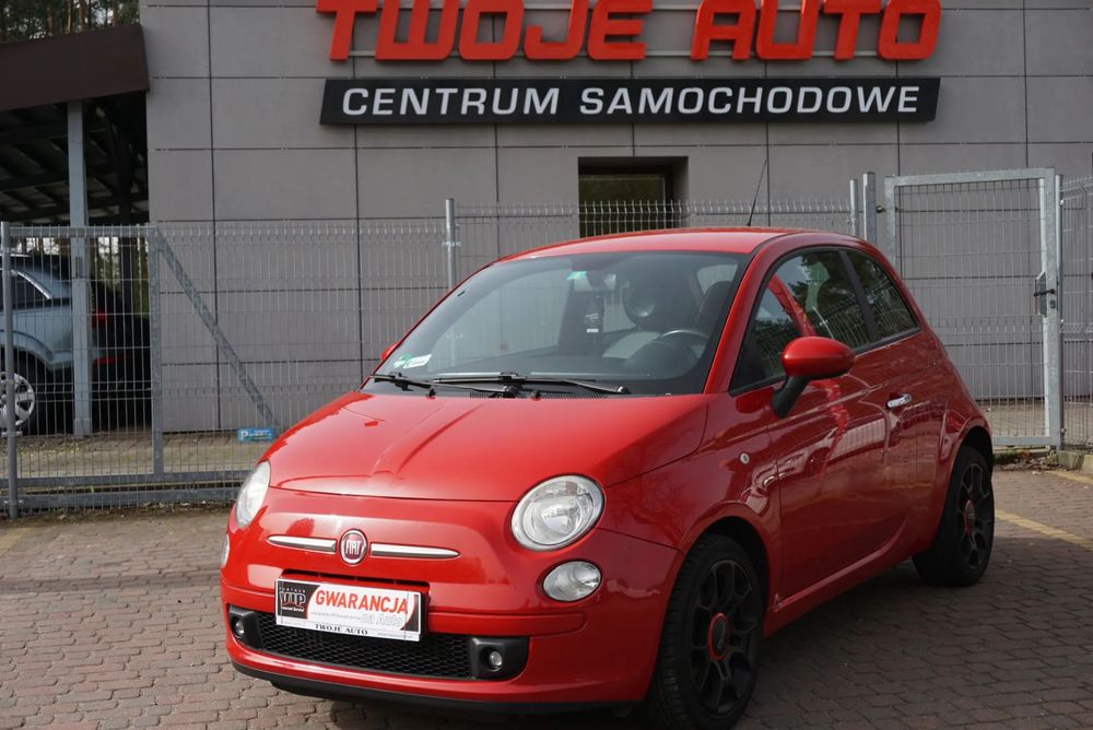 Fiat 500 GWARANCJA Benzyna TwinAir Klimatyzacja PółSkóra ALU17 SPRAWDŹ Zamiana