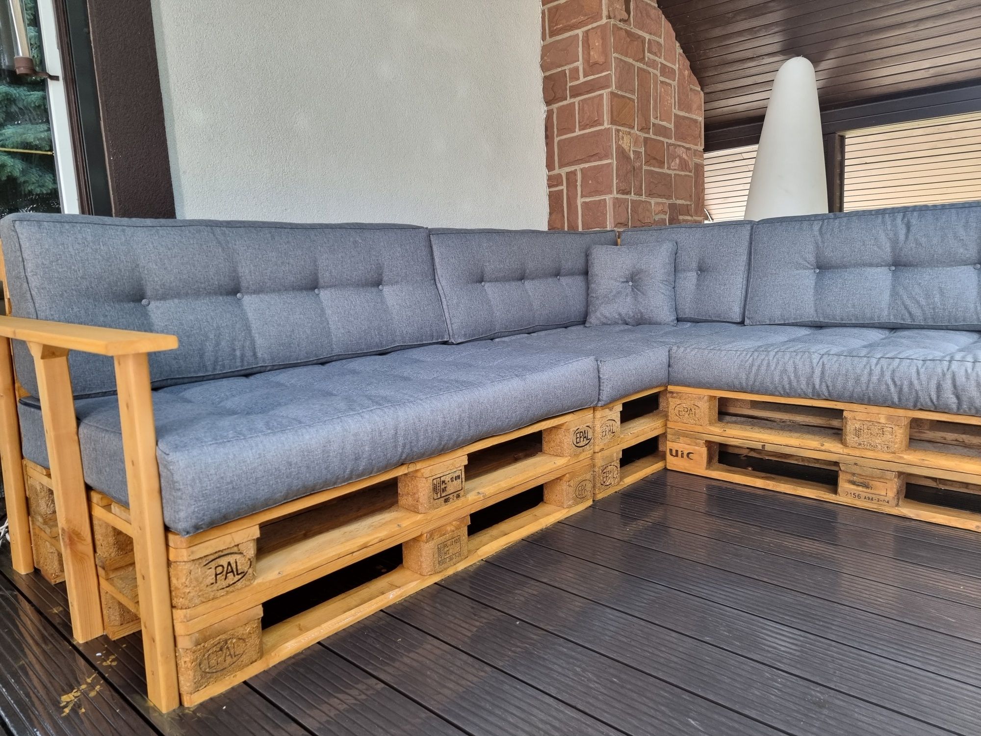 Meble z palet sofa z palet