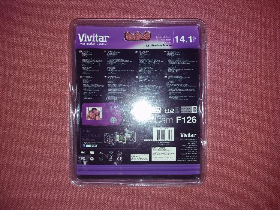 Vivitar Vivicam F126 - цифровий фотоапарат англійського бренду