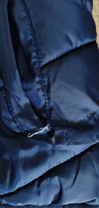 Kurtka zimowa dziewczęca granatowa Sinsay 134