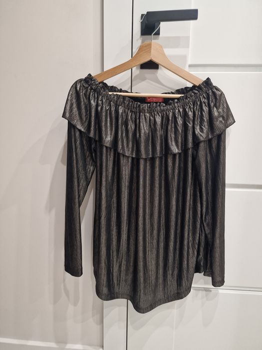 Bluzka damska elegancka połyskująca roz. 44