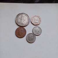 Монеты Сша,Англия,Евро,Канада.Австралия
