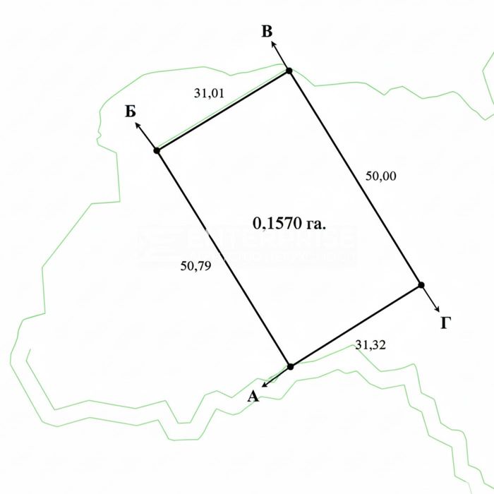 Без%! Продаж ділянки з будинком в с. Лісники