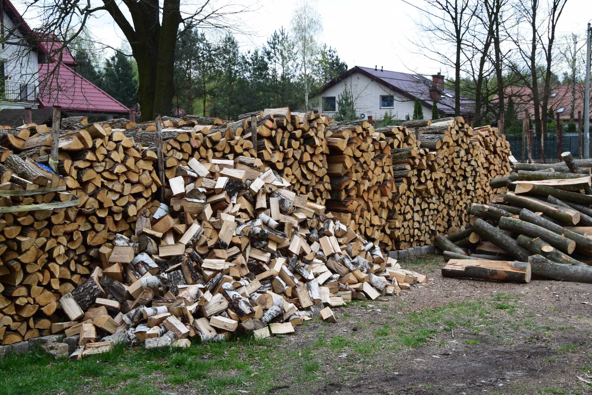 Drewno kominkowe i opałowe SUCHE, SEZONOWANE mix ekonomiczny 40cm