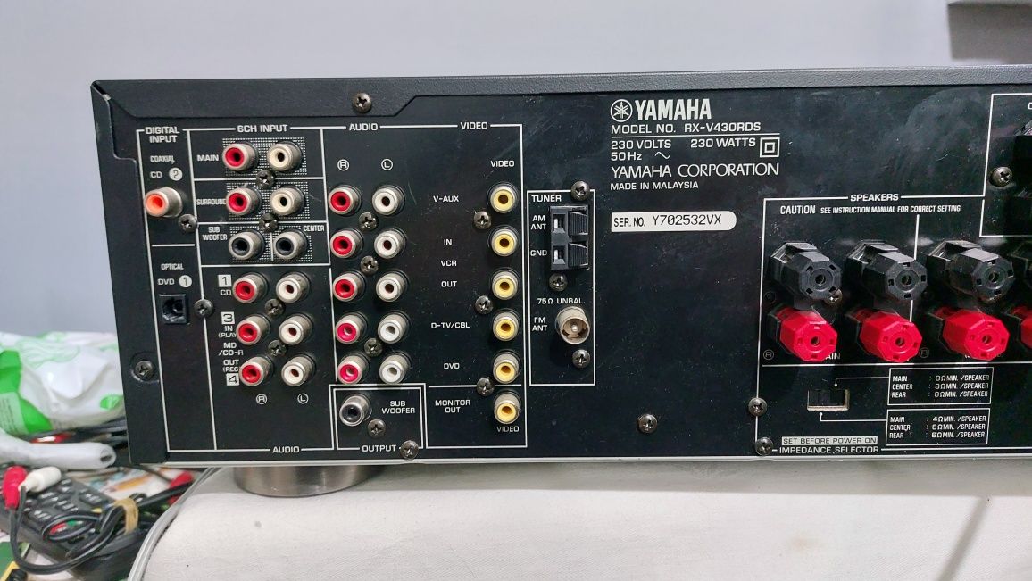 Yamaha rx v530 5×110 ват