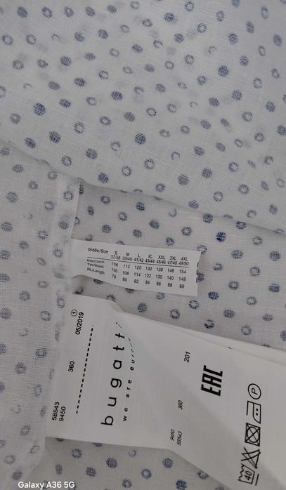 Bugatti piękna męska koszula