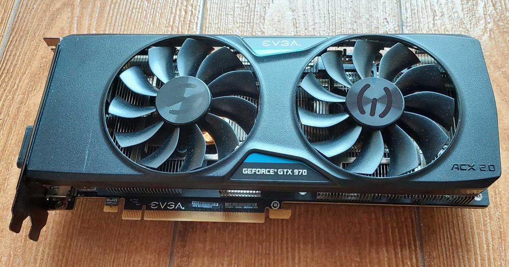 Placa Gráfica EVGA GTX 970 4GB GDDR5 – COMO NOVA