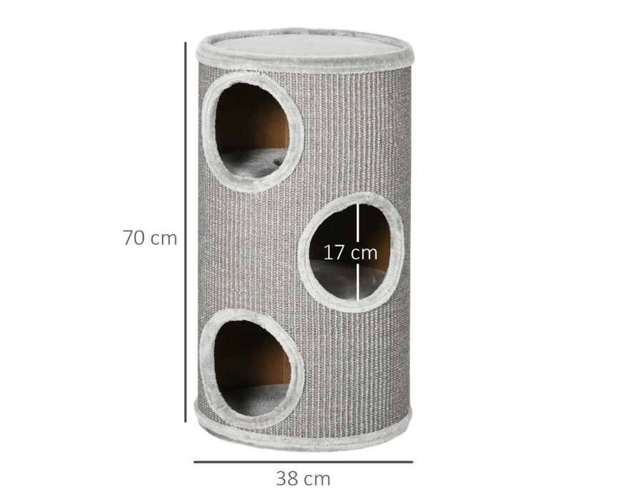 Arranhador Cilindrico - NOVO - PORTES GRÁTIS